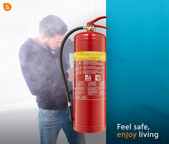 Fire extinguishers: different types