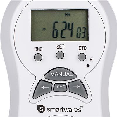 Smartwares 10.047.65 Presa con timer digitale TM80B