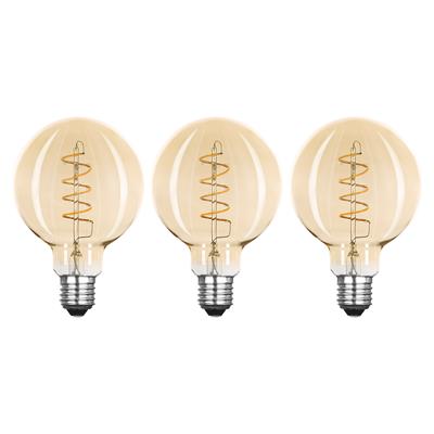 XQlite 10.100.20 Lâmpada LED globo dourada E27 2,5W Branco Extra Quente XQ1709